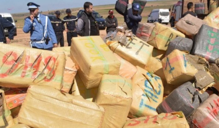 Marokko vernietigt recordhoeveelheid drugs
