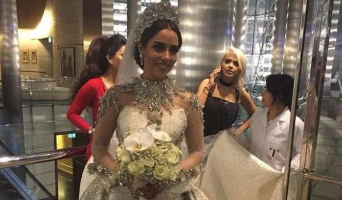 Marokkaans trouwfeest van 1001 nachten in Dubaï (video)