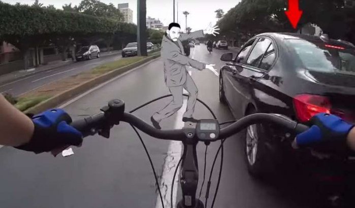 Indrukwekkend: fietser legt rijgedrag in Casablanca vast (video)
