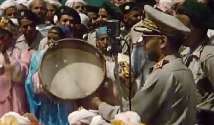 Toen Koning Hassan II Ahouach danste