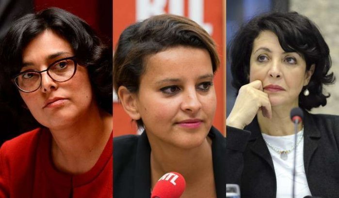 Drie Marokkaanse vrouwen bij machtigste Arabische vrouwen