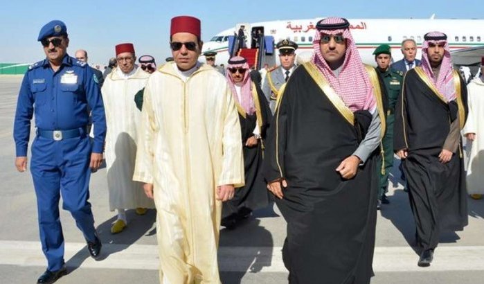 Foto's: Moulay Rachid in Saudi-Arabië na overlijden Koning Abdullah