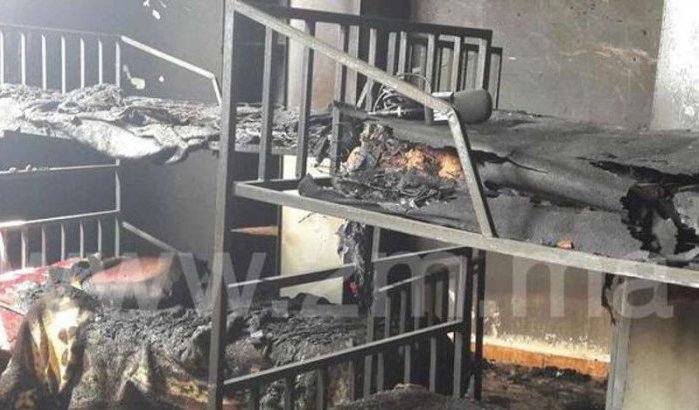 Drie leerlingen omgekomen bij brand in Marokkaanse school (foto's)