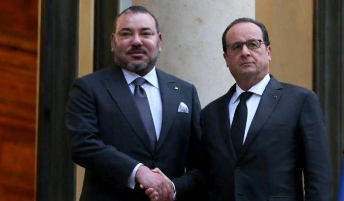 Aankomst Koning Mohammed VI bij Franse president (video)