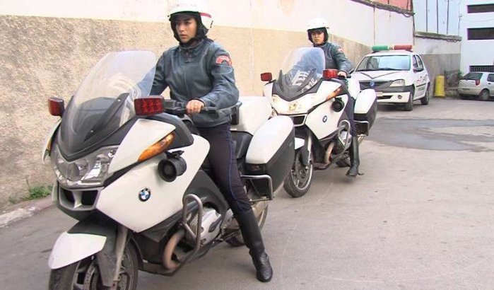 Ontmoeting met eerste vrouwelijke motorpolitie in Marokko