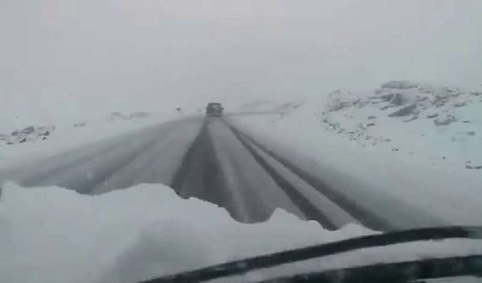 Sneeuw in Al Hoceima (video)