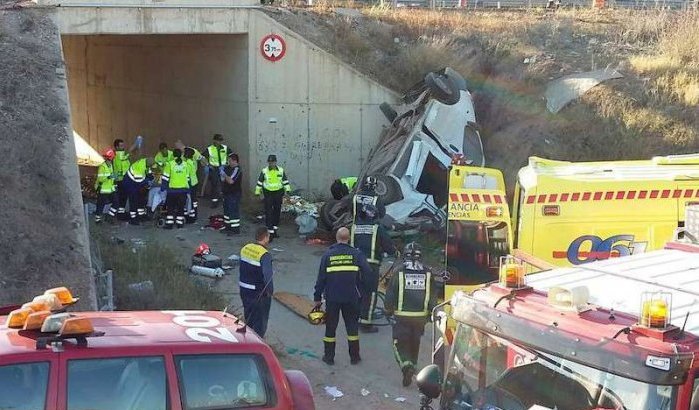 Vijf slachtoffers verkeersongeval Spanje in Marokko begraven