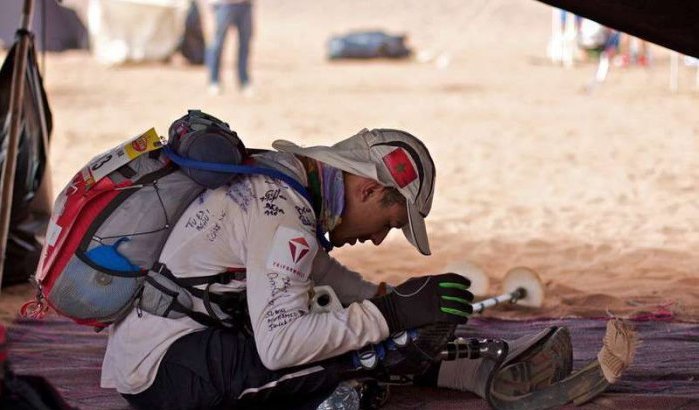 Marokkaanse atleet Mohamed Lahna doet mee aan Ironman Hawaï 