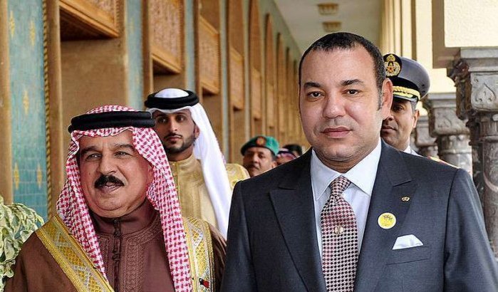 Koning Bahrein op bezoek in Marokko
