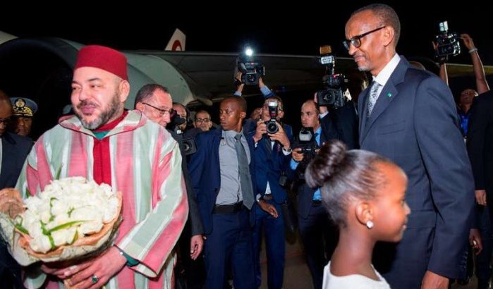 Mohammed VI met Afrikaanse dans verwelkomd in Rwanda (video)