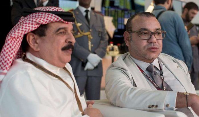 Koning Mohammed VI in Bahrein