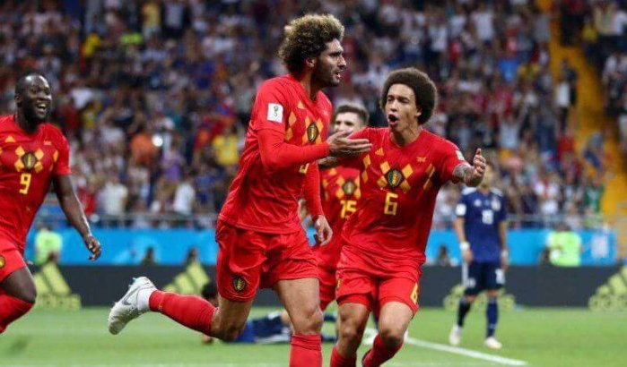 België naar kwartfinale WK dankzij Fellaini en Chadli