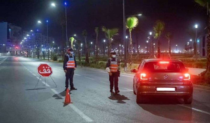 Gevaarlijk rijgedrag na avondklok, 33 arrestaties in Rabat