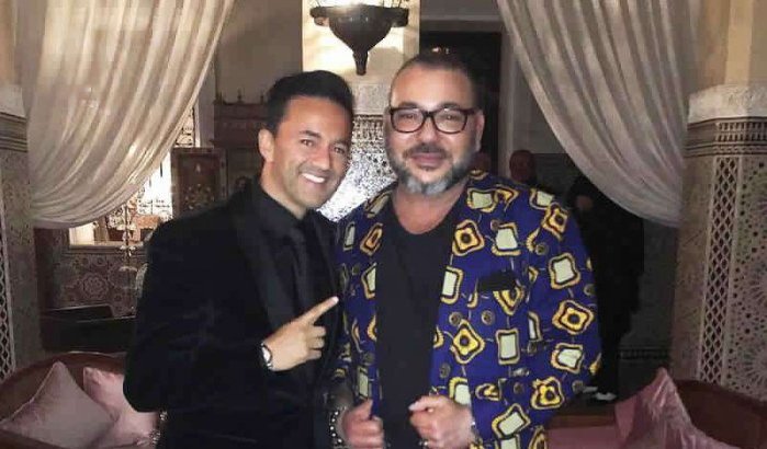 Koning Mohammed VI op de foto met RedOne
