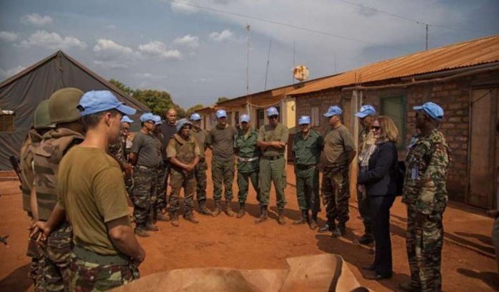 Foto's: Marokkaanse blauwhelmen in actie tegen Volksfront Centraal Afrika