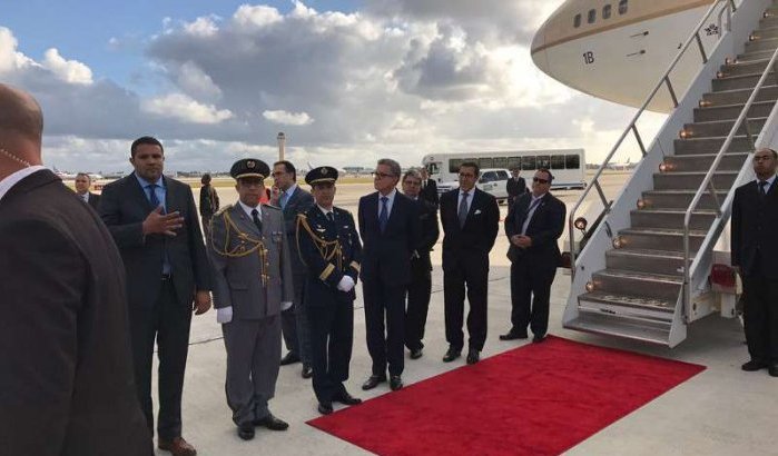 Koning Mohammed VI in Florida (foto's)