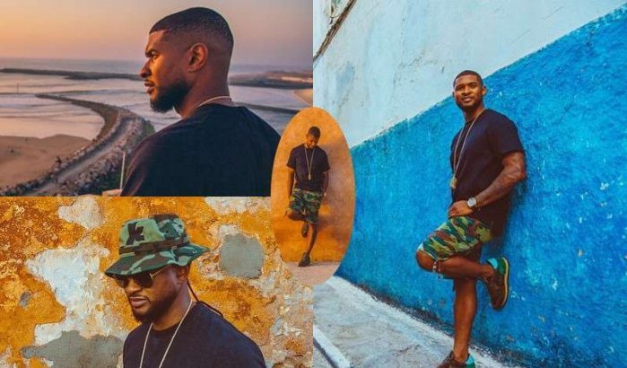 Foto's: Usher geniet van trip in Marokko en toont het