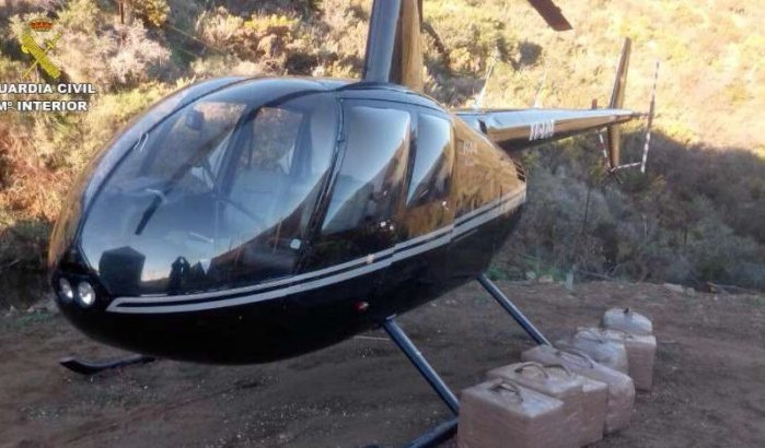 Spanje rolt drugsnetwerk op, hasj werd met helikopter uit Marokko geleverd