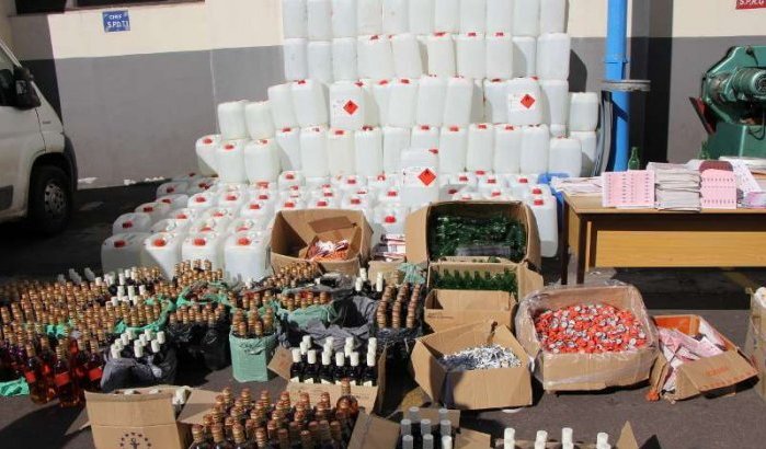 Recordvangst van 7000 liter smokkel alcohol in Marokko