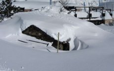Tot drie meter sneeuw in Marokko