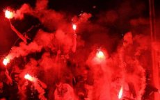 Indrukwekkende rookbommenactie tijdens wedstrijd Ittihad Tanger