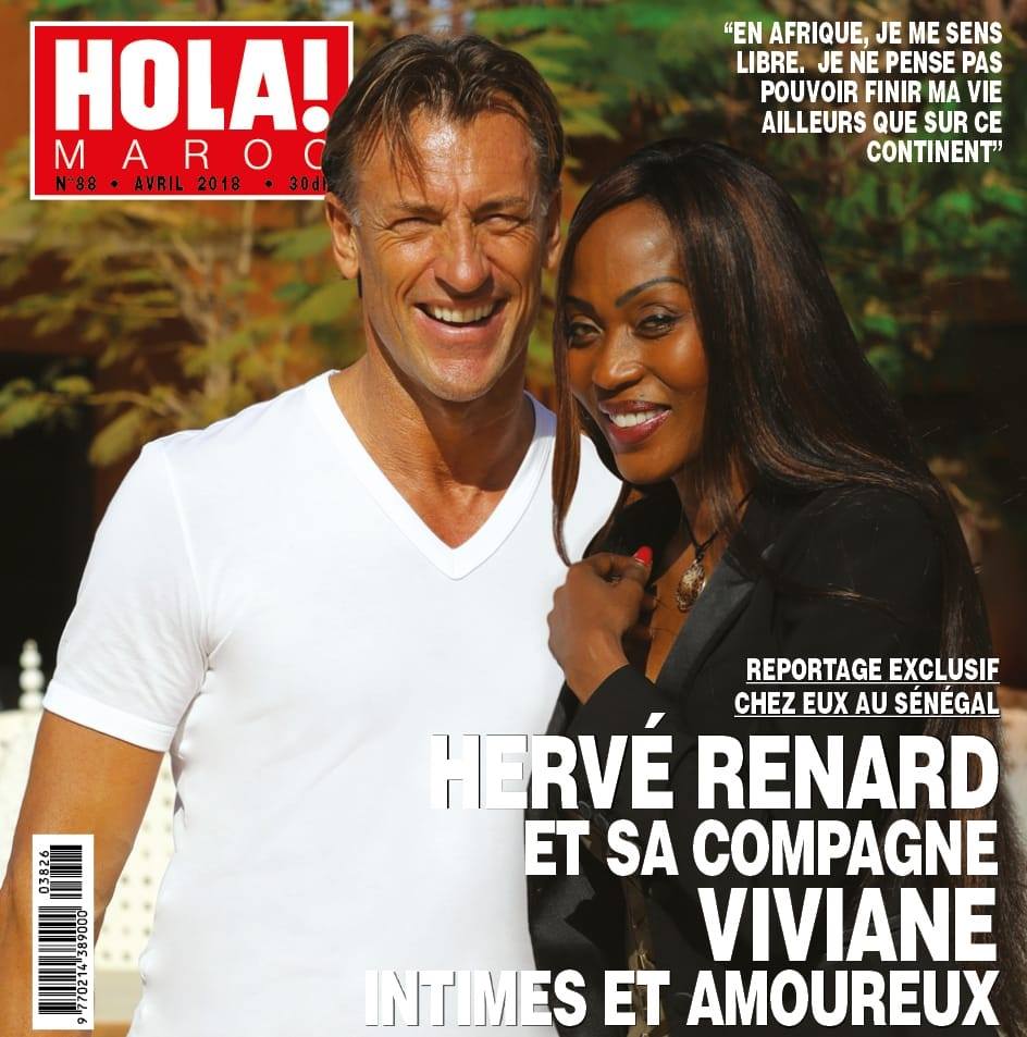 Hervé Renard met vriendin op cover Hola