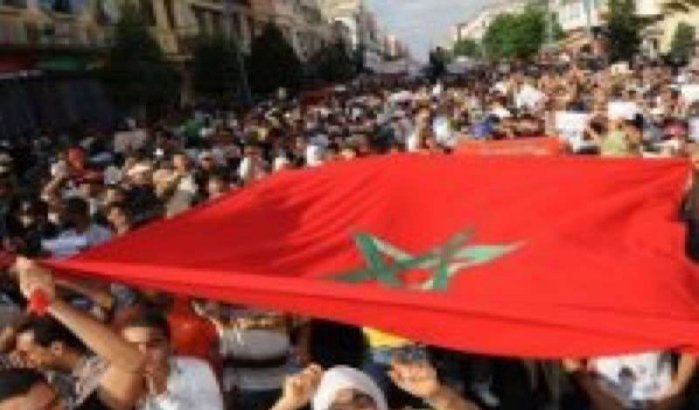 100.000 mensen vieren grondwet in Marokko 