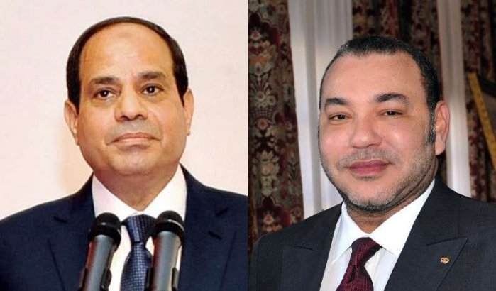 Koning Mohammed VI nodigt Egyptische President al-Sisi in Marokko uit