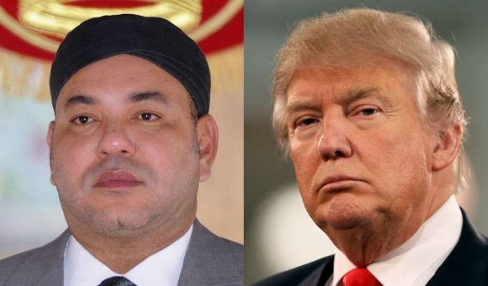 Koning Mohammed VI ontvangt bericht van Donald Trump