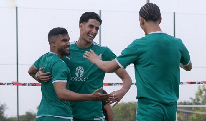 Marokko traint voor duel tegen Zambia (video)