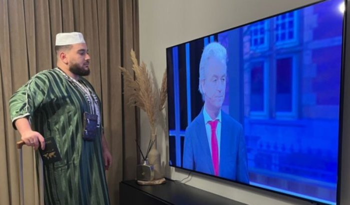 Verkiezing Wilders: foto van Ilyasse uit Leiden gaat viraal