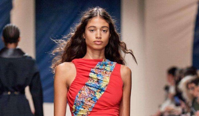 Marokkaans topmodel Malika El Maslouhi in top Vogue
