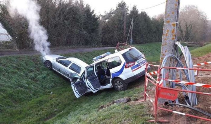 Achtervolging tussen Franse douane en auto met Marokkaanse cannabis
