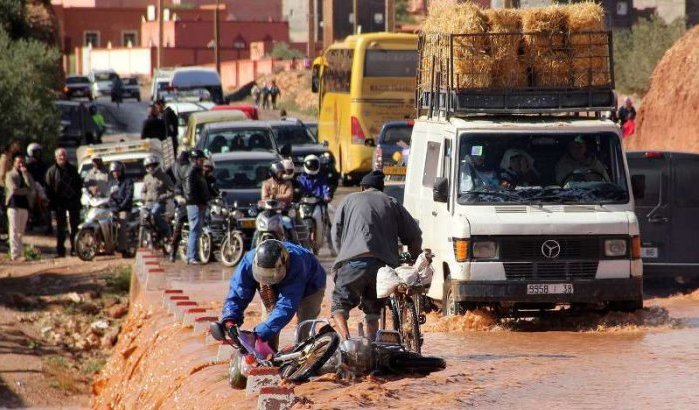 Zes doden en twee vermisten na overstromingen in Marokko