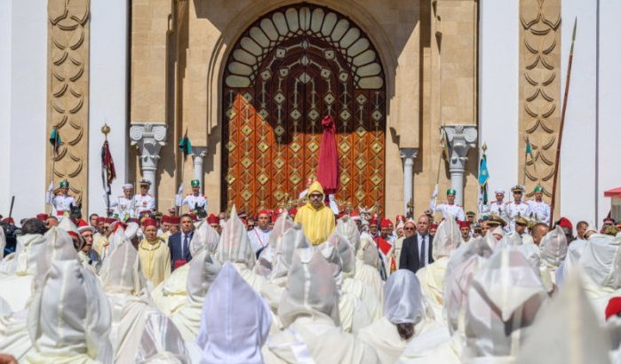 Foto Koning Mohammed VI bij meest markante beelden ter wereld