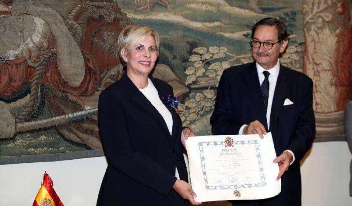 Marokkaanse door Spaanse Koning Felipe VI onderscheiden