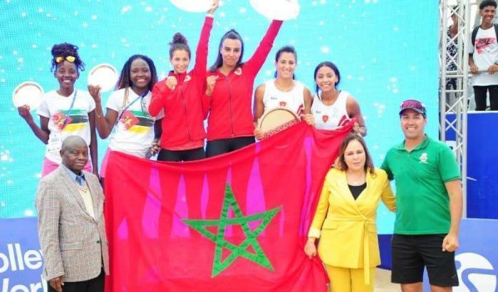 Marokko is Afrikaanse kampioen beachvolleybal