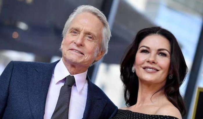 Michael Douglas en Catherine Zeta-Jones vieren verjaardag in Marrakech