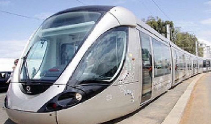 Tram met pech in Rabat 