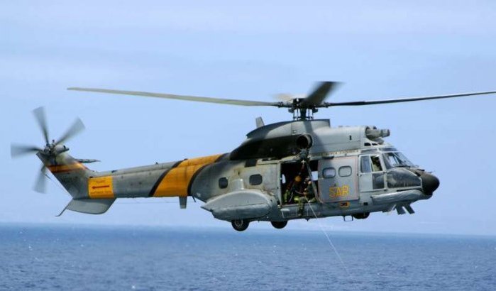 Crash Spaanse legerhelikopter nabij Marokko, bemanningsleden vermist
