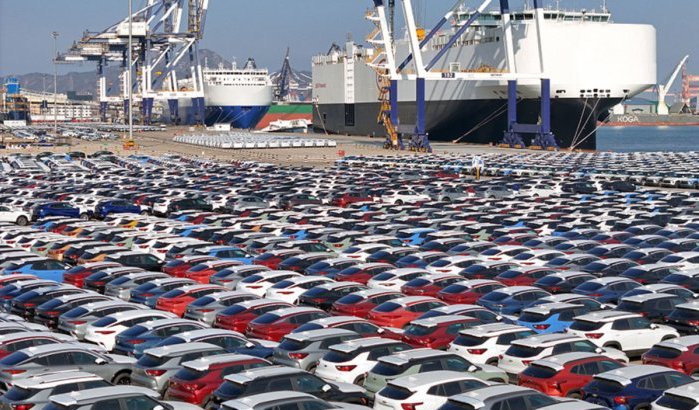 Ruim 800 Chinese wagens naar Marokko vertrokken via nieuwe zeeroute