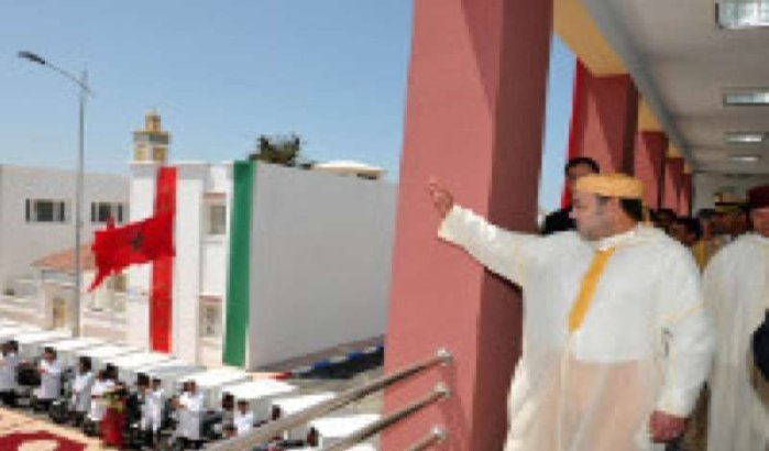 Koning Mohammed VI in Al Hoceima