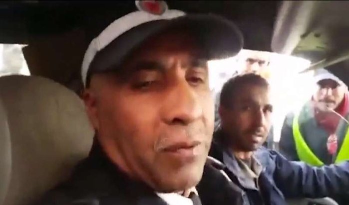 Vrouw in Casablanca cel in voor slaan agent