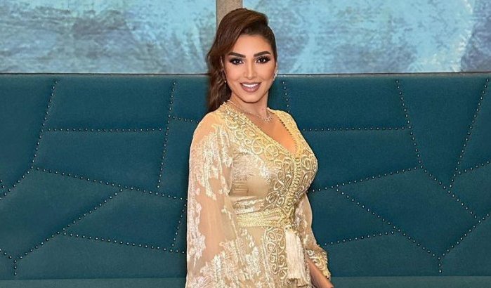 Egyptische actrice Rogina schittert in Marokkaanse kaftan (foto's)