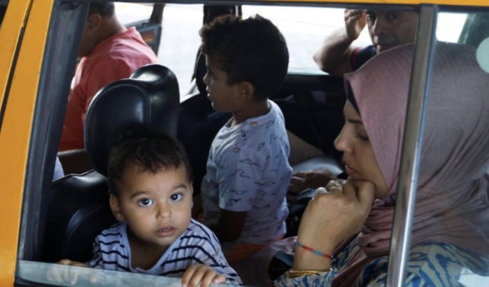 Marokkanen en Palestijnse families geëvacueerd uit Gaza