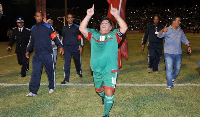 Diego Maradona opnieuw in Marokko voor viering Groene Mars