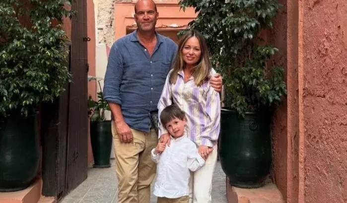 Britse tv-ster geniet van vakantie in Marrakech