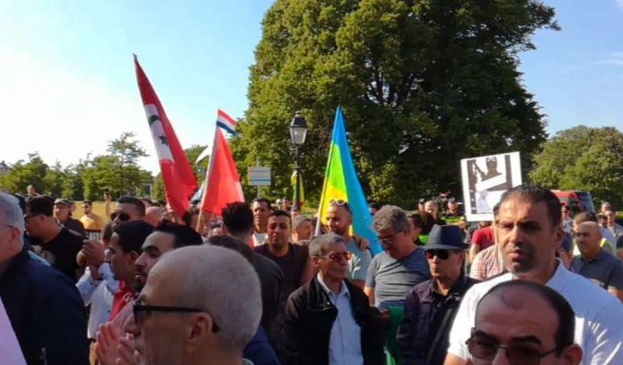 Hirak: protest bij ambassade Marokko in Den Haag