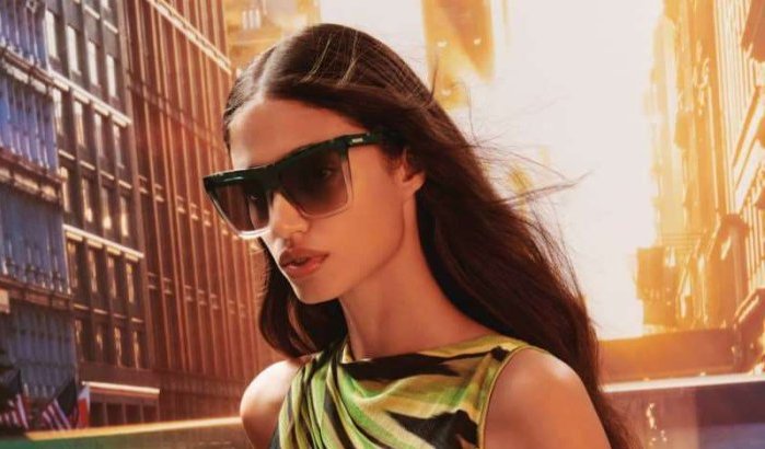 Malika El-Maslouhi poseert voor Missoni