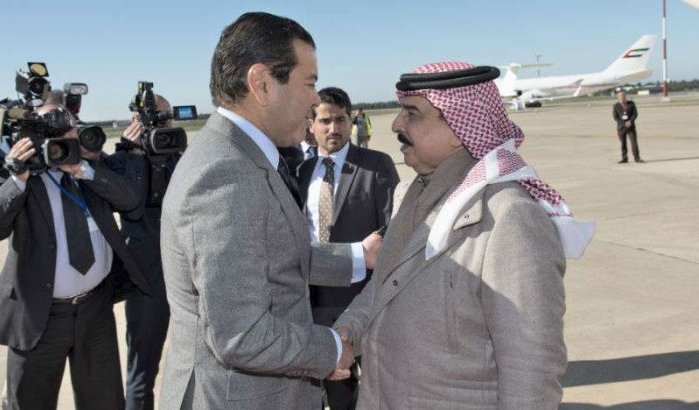 Koning Bahrein in Marokko aangekomen